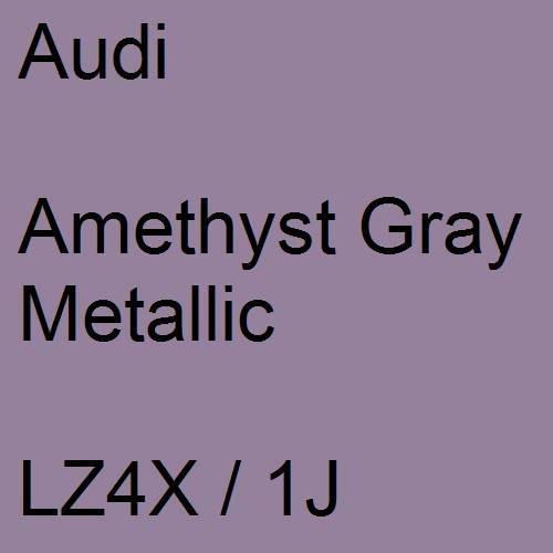 Audi, Amethyst Gray Metallic, LZ4X / 1J.